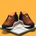 Men Ripple Pattern Breathable Fabric Comfy Air cushioned Sport Running Shoes
