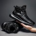 Men Outdoor Umbrella Cloth Warm Non Slip Casual High Top Sport Shoes