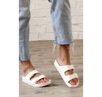 White Girl Buckle Sandals